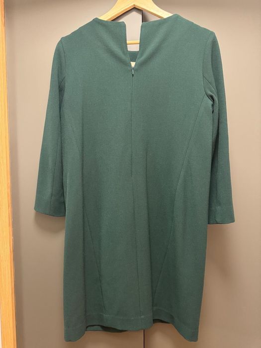 Rochie din stofă de culoare verde, mărimea 40, stare excelentă, ASHA
