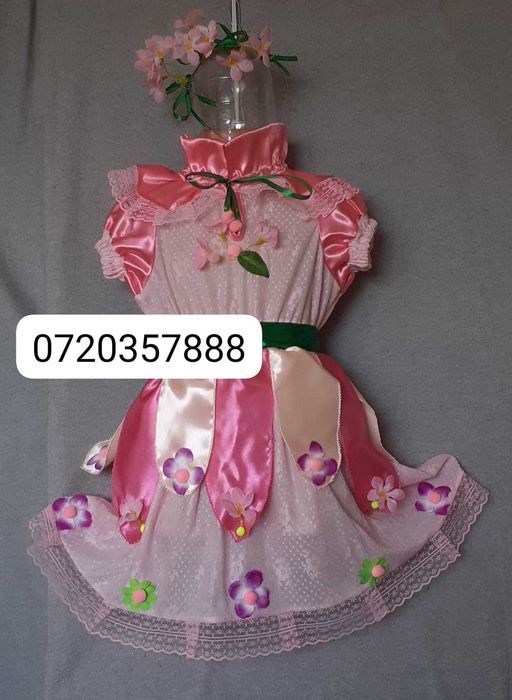 Rochita Zambila (floare roz) pentru copii 3-7 ani 175 RON