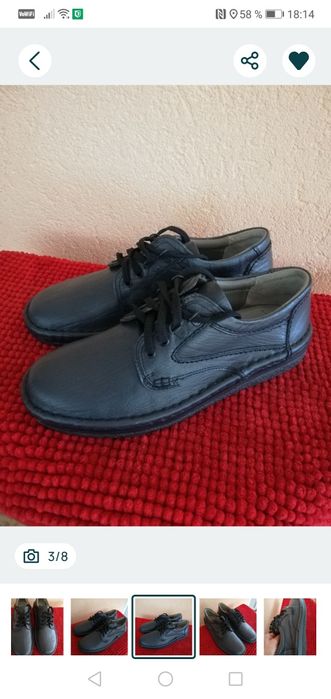 Lot 3 perechi de pantofi piele naturala