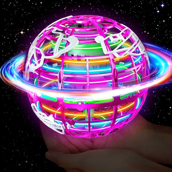 Jucarie Minge Zburatoare Flying Orb RGB, SET de 2