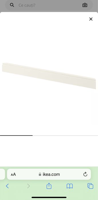 Plinta decorativa Ikea bucatarie alba 221x8cm | Pret pe ikea 140 lei