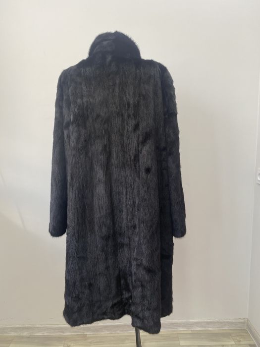 норковая шуба черный бриллиант