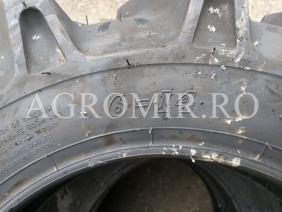 Cauciucuri noi 6-14 BKT anvelope tractor japonez R14 ISEKI YANMAR