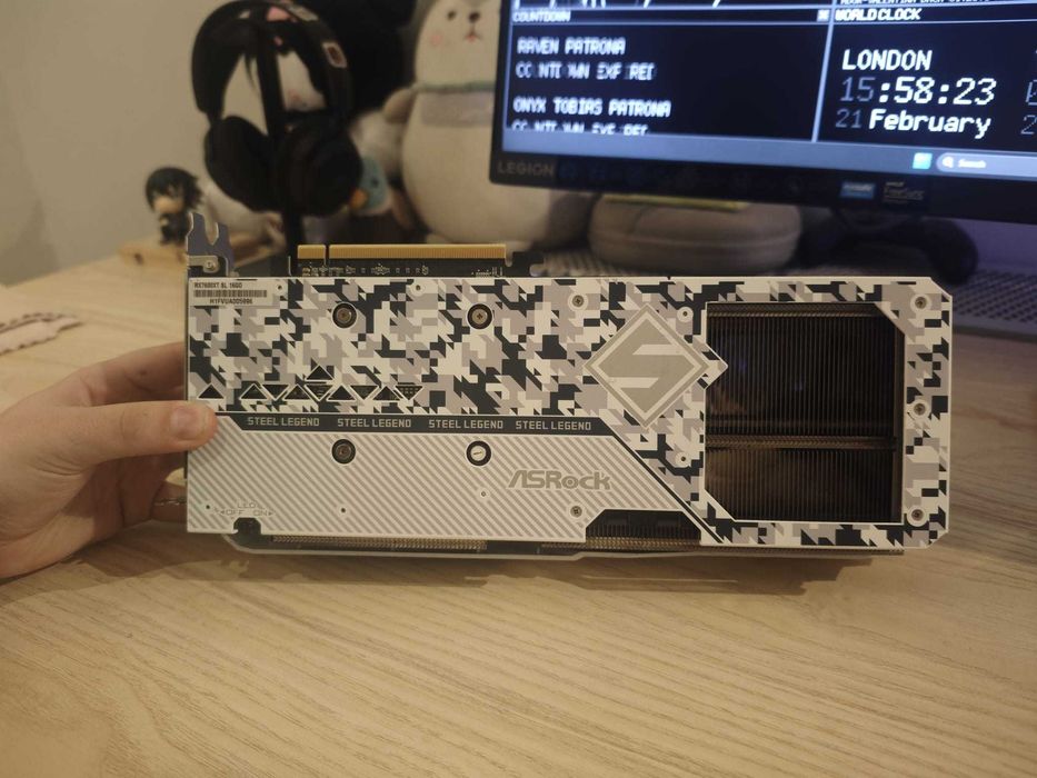 Placa Video AMD RADEON 7600 XT 16GB Steel Legend OC