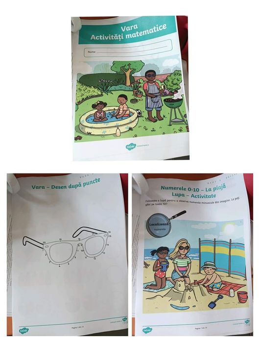 Broșuri de vacanta cu activități