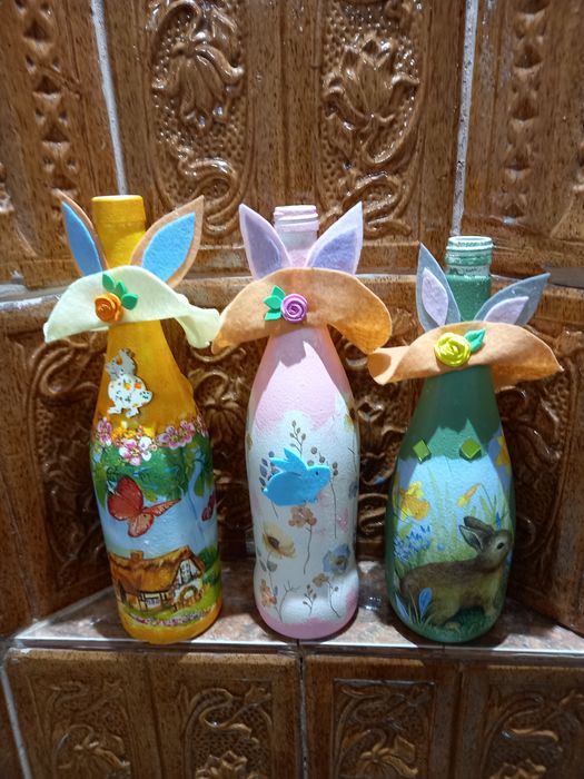 Sticle ornament Paște