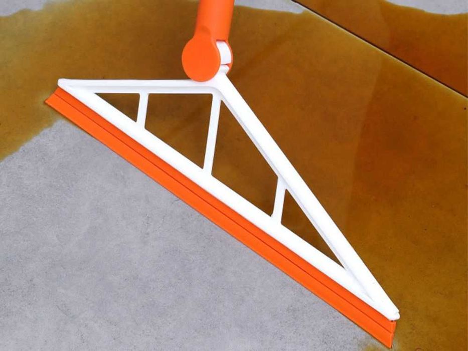 Силиконова метла/четка с регулируема дръжка – магическа двойна глава