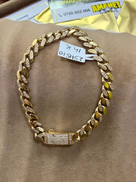 Brățară cuban aur 14k 13,08gr (ctg)