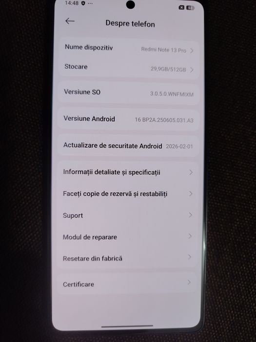Redmi Note 13 pro/ 512 GB / 12 GB RAM/ impecabil