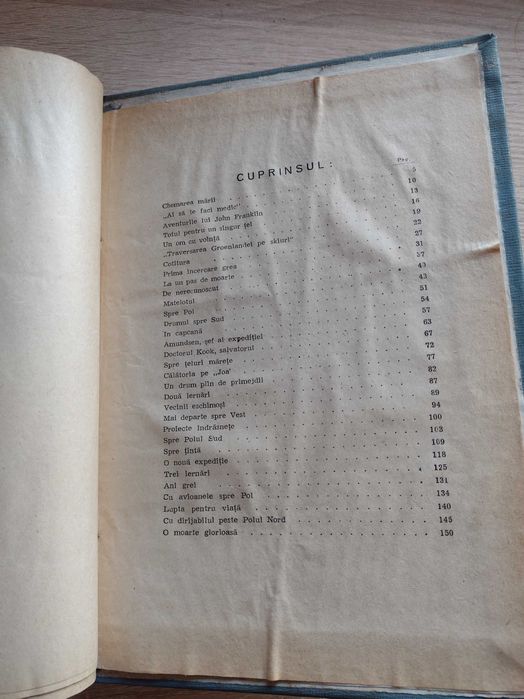Carte Roald Amundsen din 1949 tiraj 8000 exemplare