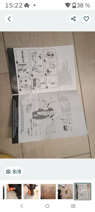 Pistol de spalat cu presiune, 1400 W, 130 bar, 390 l/h, set complet cu