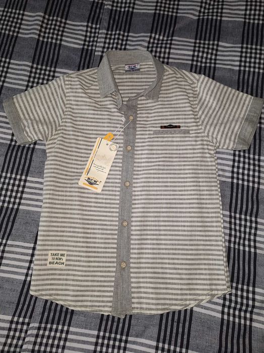 Детски сет от ризка с къс ръкав и панталонче