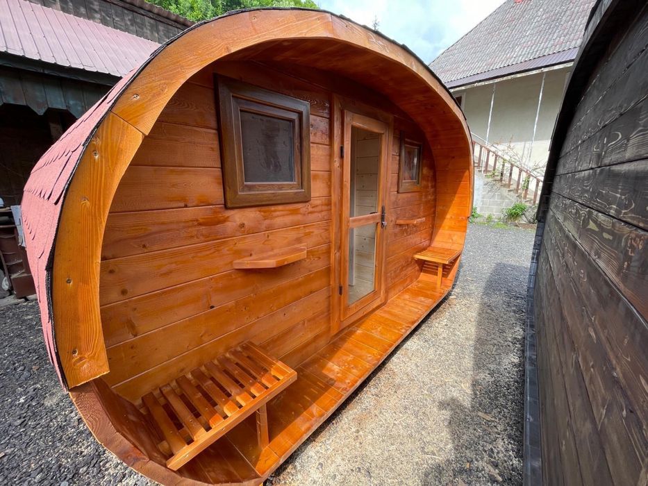 Casuta tip butoi ovala