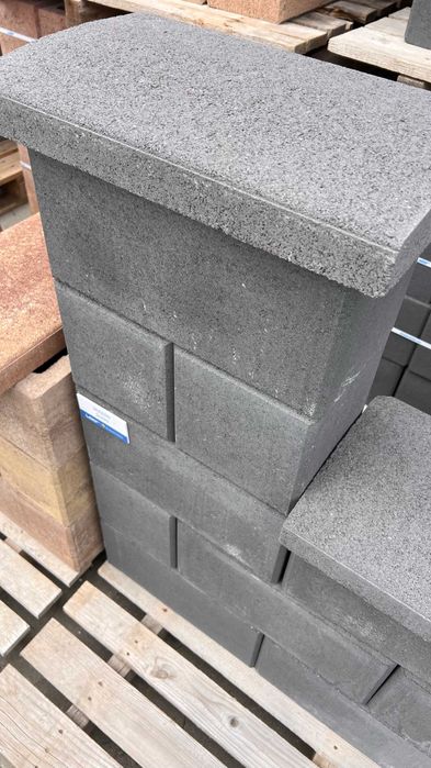 PROMOTIE - Gard Finisat LEIER - Boltari Finisati Zidarie - ANTRACIT