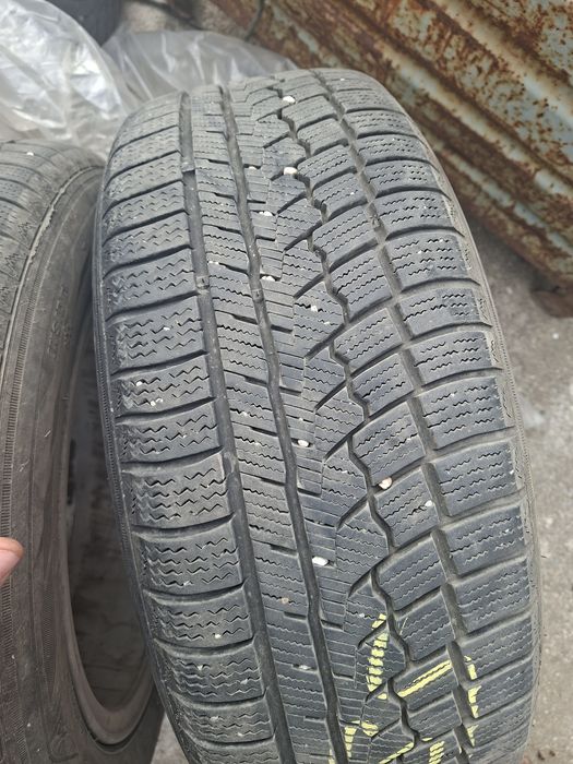 Vând set 4 roți complete Volkswagen jante aliaj R16 cu anvelope M+S