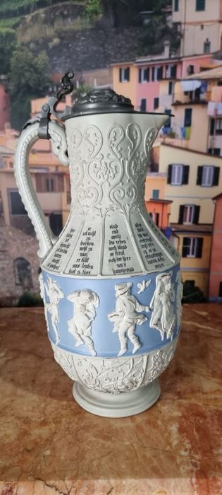 Carafa Vin Ceramica Capac Zamac