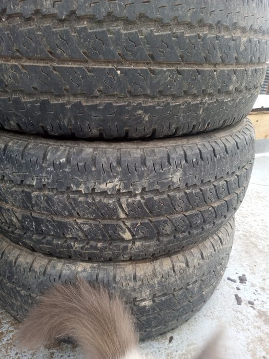 roti 195 70 r15c cu tot cu jante și 2 anvelope 235 65r16c