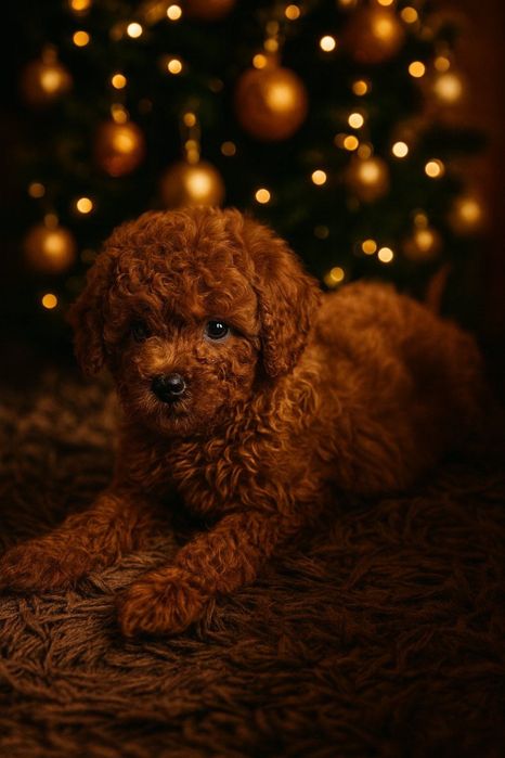 Мъжки той пудел бебе