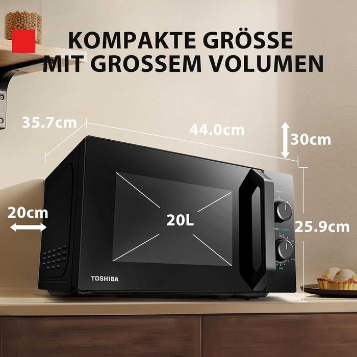 Микровълнова фурна Toshiba MW2-MM20PF(bk) 20L 800W