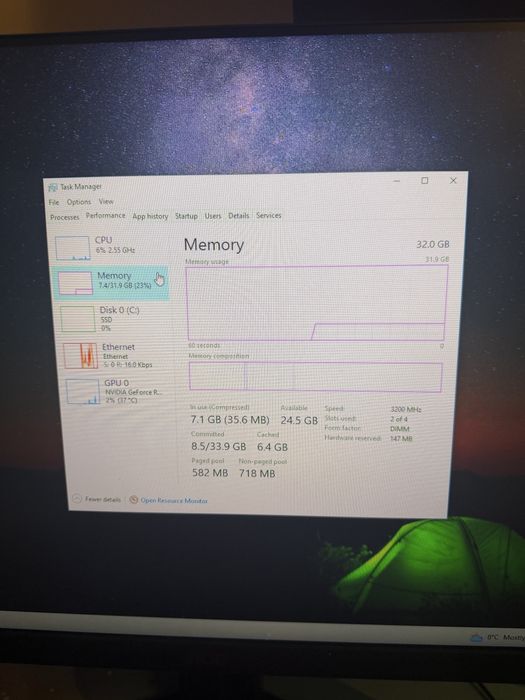Calculator Nitro i7 11700F 32GB 3200mhz, Ssd 1TB, RTX 3060Ti