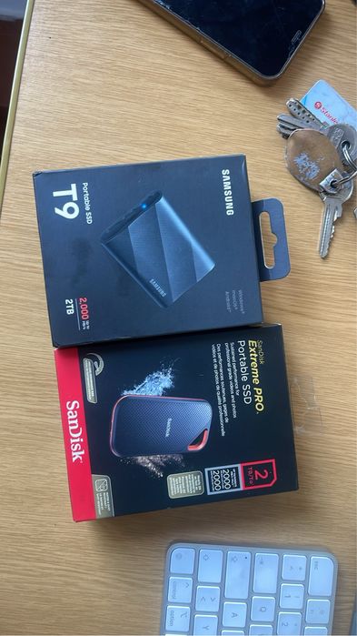 SSD Samsung T9 / Sandisk Extreme Pro 2tb NOU