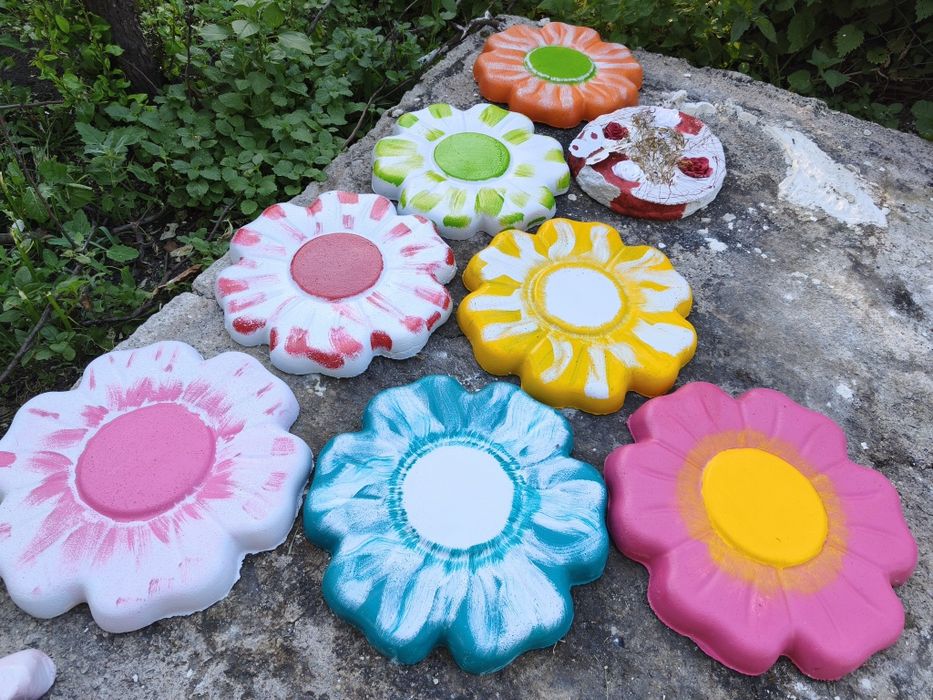 Dale din beton handmade
