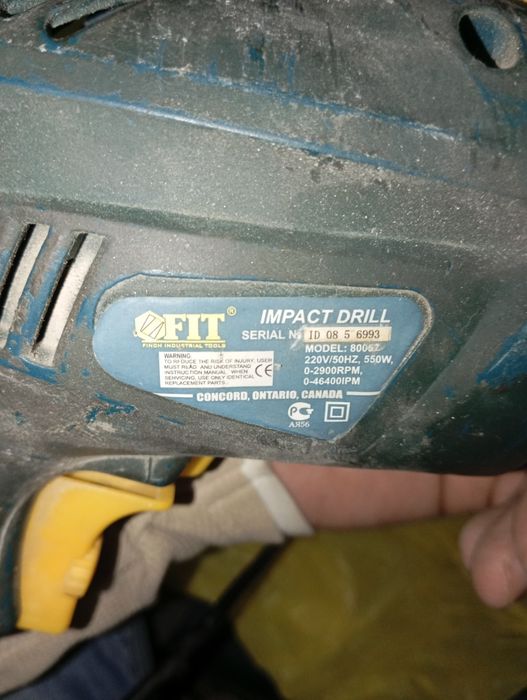 Дрель шуруповёрт FIT