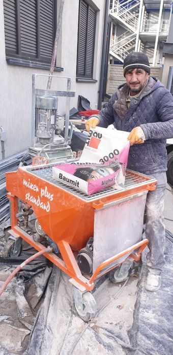 Tencuieli mecanizate,sapa autonivelanta glet mecanizat. Rigips .Zugrav