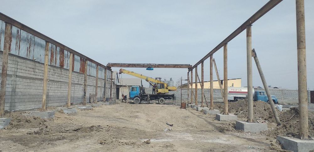 Mastavoy, kazlavoy, navesnoy, kran balka tayorlab oʻrnatib beramiz