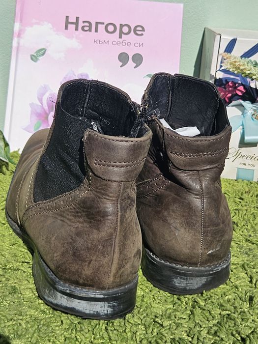 Limited мъжки боти от кожа N42