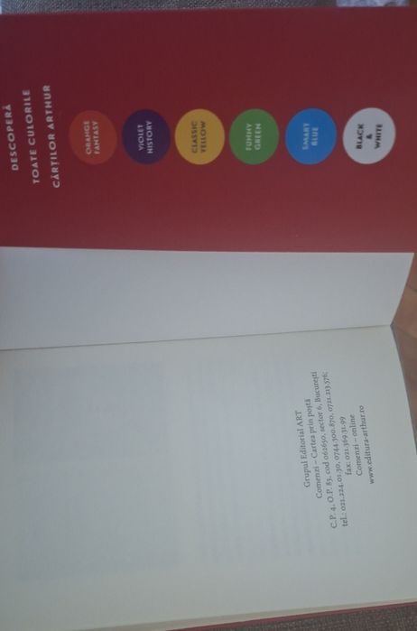 Vand cartea Orasul de JEANNE DuPRAU (Prima carte a focului stins) editura artur