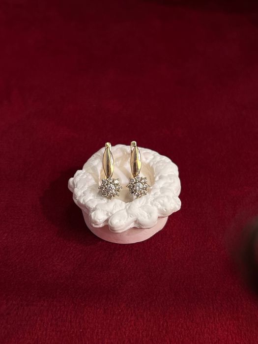 Золотые серьги/BariBarShop/0•0•12