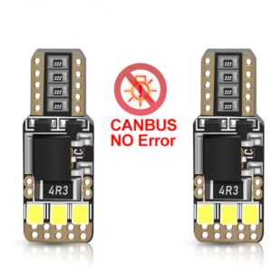 Лед крушки 2бр. за габарит T10-W5W 6LED 12V 5W- А 2930-4