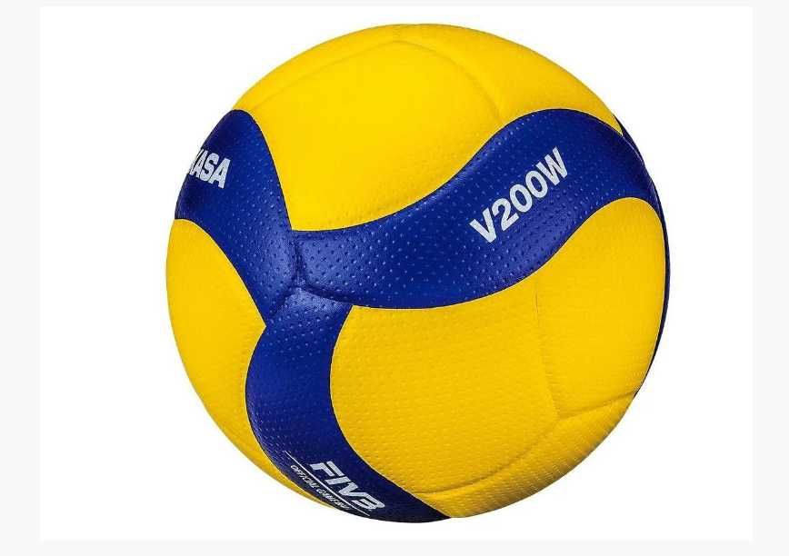 Мяч волейбольный Mikasa V200W, желтый цвет, 5 размер