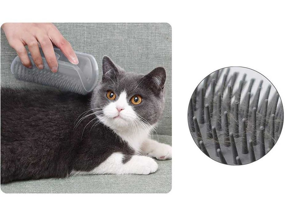 Четка 2в1 чесалка и гребен за котка