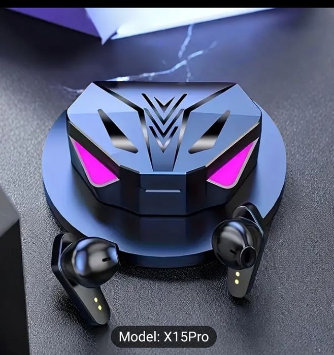 X15 o'yin uchun mo'ljallangan zamonaviy simsiz quloqchinlar