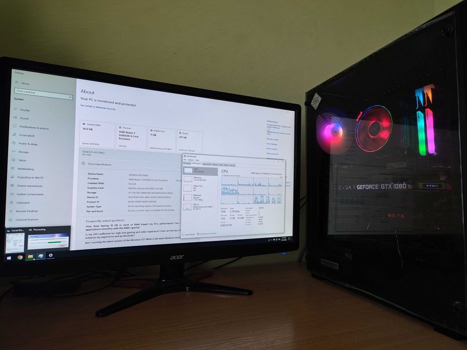 Геймърски компютър RyzenX3D