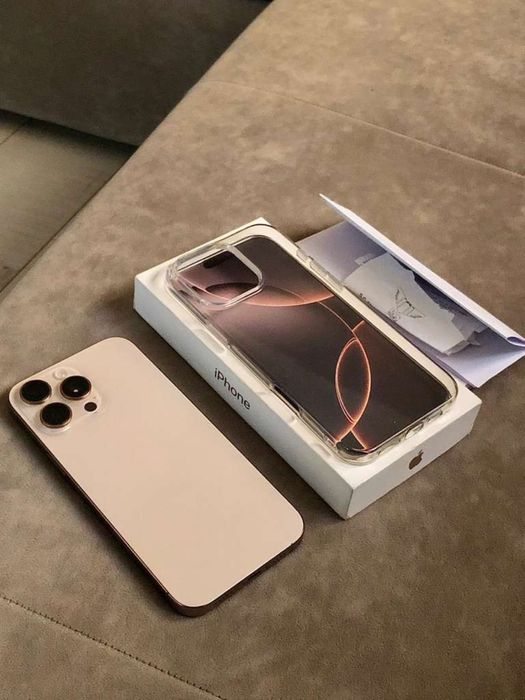 iPhone 16 Pro Max Desert 256 100% Nou Garantie Factura