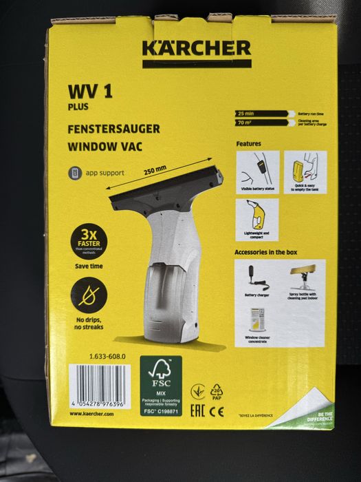 Karcher WV 1 Plus, Уред за почистване на прозорци