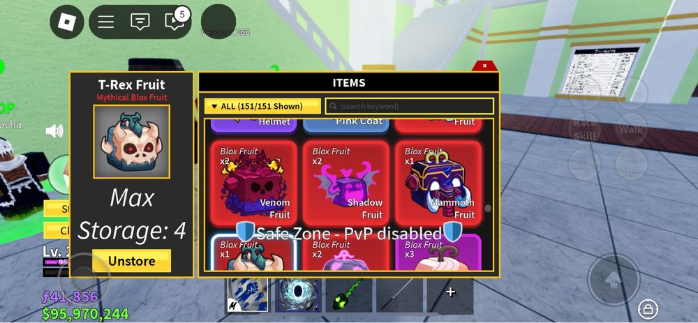 Blox Friuts Аккоунт