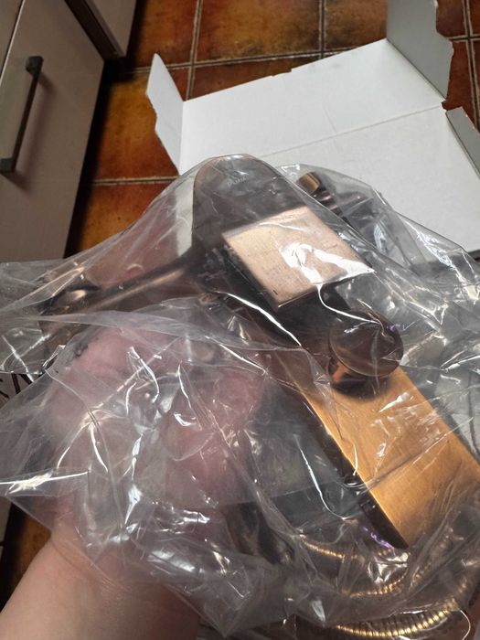 Baterie cada/dus, Demm, Sven, kit dus inclus, aur roz lucios