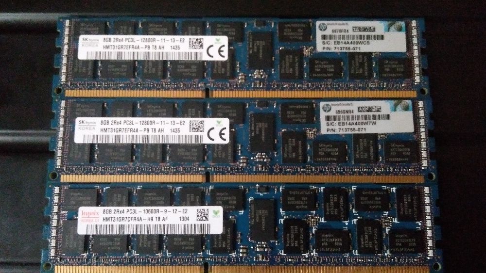 DDR3 ECC/ECC Registered памет - 16GB/8GB/4GB/2GB Server & Workstation