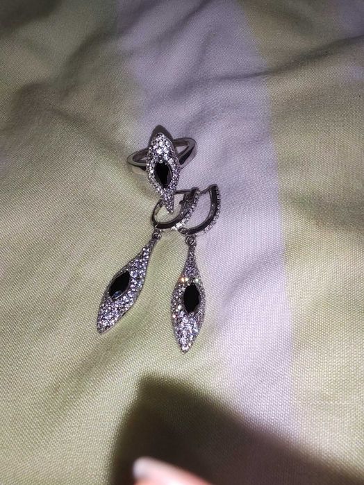 Комплект из серебра 925 пробы