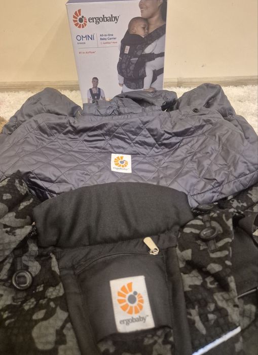 Ergobaby onmi breeze + зимно покривало