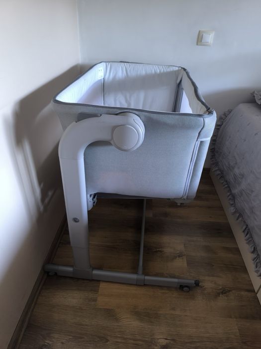 Chicco Бебешка кошара Next 2 Me Magic Evo Dark Grey