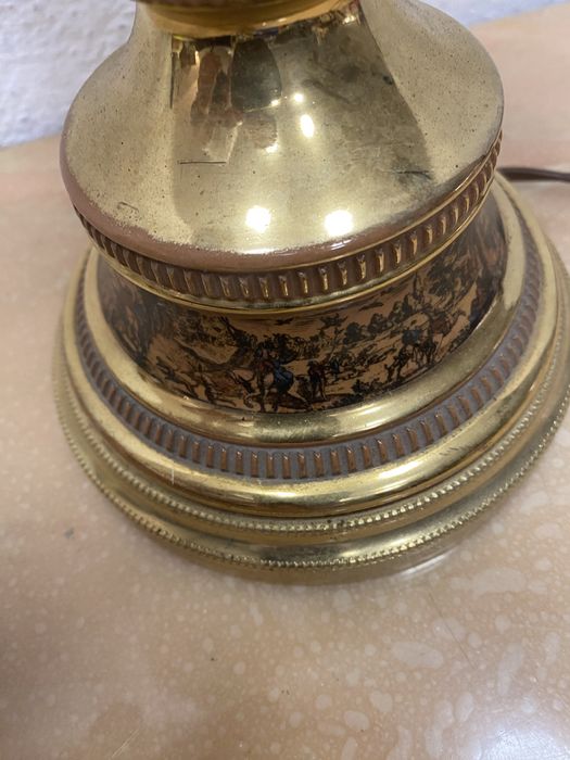 Стара италианска надтолна лампа винтидж