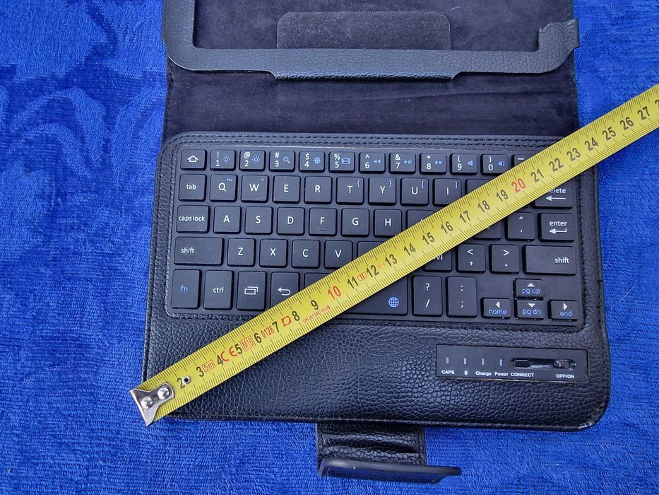 Set Husa, Tastaturi tablete, Tech, Bluetooth, Piele Ecologica, Negru