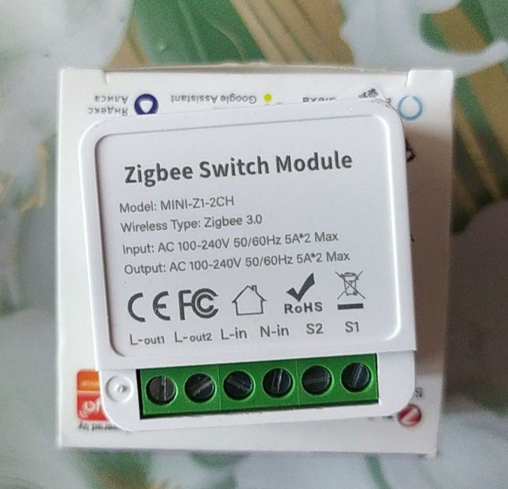 Умное реле выключатель Zigbee 3.0 для умного дома Яндекса и других