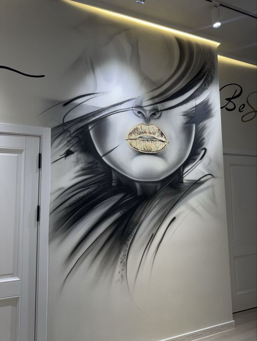 Роспись стен! Художница Мадина)