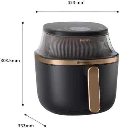 Нов Фритюрник без мазнина Philips 7.2L, 16 режима, лесно почистване